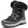 DREAM PAIRS Stivali da Neve da Donna,Size 41,Nero,SDSB2305W-E