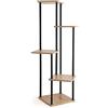 VINTHERA MOA Supporto per cinque vasi in acciaio, 59.80x59.80x106.30 cm
