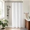 Barossa Design - Fodera per tenda da doccia con 3 magneti, 91,4 x 182,9 cm, impermeabile in PEVA per piccoli bagni, con occhielli in metallo, colore bianco, 36 x 72 cm