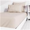 Atmosphère Lenzuolo con Angoli, Beige (Ecru), 90 x 190 cm