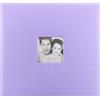 MCS MBI MCS 13.5x12.5 inch Fashion Fabric Scrapbook Album, Lilac, 12 by 12
