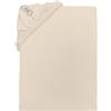 Herding SOCCX Lenzuolo con angoli Jersey, adatto per materassi 90-100 x 200 cm, 100% cotone, beige