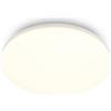 BRILONER - Plafoniera LED con luce bianco caldo, 24 W e 2550 lm, lampada per zona giorno, plafoniera camera da letto, plafoniere, lampadario, 36 x 6,5 cm, bianco