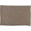 Giraffenland Cuscino termico bio con semi di farro bio, 30x20cm, maronne e bianco a quadri - Utilizabile como cuscino caldo & freddo - Cuscino riscaldabile al forno o microonde- 30x20cm