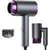 XPJBKC Phon da Viaggio, Phon Capelli Piccolo Pieghevole, Mini Asciugacapelli da Viaggio con 3 Velocità e Concentratore, Asciugacapelli Ionico Portatile per Casa, Viaggi, Saloni