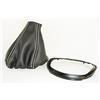 lartepelle Cuffia Leva Cambio Pelle + Cornice Compatibile con Lancia Ypsilon 843