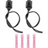 FanPaYY Spina 2 poli Reparatursatz Kabelbaum, Scheinwerfer Kabelbaum Buchse compatibile con Sk0da A4 A6 A8 G0lf 1J0973722 (2 pezzi)
