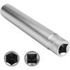 RowGlow bussola lunga per candela di preriscaldamento esagonale 13 mm 3/8 quadrata lunga 120 mm, chiavi a bussola di preriscaldamento da 13 mm per auto, acciaio al cromo-vanadio (13mm)