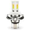 SOFOC H4 Lampadina 12V 24V 9003 HB2 LED Fari Moto/Auto Bianco+Giallo Doppio Fascio Commutabile Liberamente 10-80V AC/DC Compatibled 2000LM 15W 1Pcs