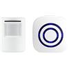 HoneTeek Campanello senza fili PIR Shop di benvenuto rilevatore di movimento allarme a infrarossi rilevatore di sicurezza domestica ingresso induzione allarme campanello (1 rilevatore e 1 ricevitore)