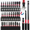 Wxgoqrcn Set di 33 portapunte con estensione bit da 60/100/150 mm, punte a brugola/punte Torx/set di punte combinate realizzato in acciaio S2 con codolo esagonale da 1/4 di pollice adatto per avvitatore a
