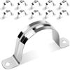 Caianwin - 10 fascette stringitubo da 50 mm, in acciaio inossidabile 304, per installazione di tubi a gas, Qater o tubi flessibili