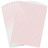 FINDAT Bollini Adesivi Rotondi Rosa 6,3 mm in Vinile, 7000 Pezzi | Per classificare piccoli oggetti, segnare calendari e tabelle premio a scuola. Resistenti ad acqua, olio e strappi