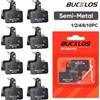 BUCKLOS pastiglie freno Semi-metalliche Mountain Bike pastiglie freno a disco idraulico per SHIMANO B01S B05S MTB bicicletta da strada ciclismo parte freno