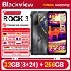 BLACKVIEW [Spedizione dalla Polonia] [Senza alimentatore UE] Smartphone robusto Blackview ROCK 3, Android 16, display 6,78'' 2.4K, 32 GB (8+24) + 256 GB, batteria a lunga durata 10000mAh, NFC
