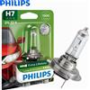 Philips H7 12V 55W LongLife EcoVision Lampada Alogena Originale per Auto 1500h, Luce Anteriore Genuina ECE PX26d 12972LLECO B1