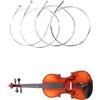 LLGSDLL Corde per violino universali 4/4 (Mi/La/Re/Sol) con anima in acciaio, set completo per 1/2, 1/4, 3/4, 4 strumenti