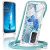 XCYYOO Cover Xiaomi Redmi Note 11 Pro 4G/5G con Cordino,Custodia Redmi Note 11 Pro 4G/5G con Tracolla Collana Silicone Trasparente,Antiurto Glitterato Cellulare Protettiva Case per Redmi Note 11 Pro 4G/5G