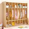 VEVOR Armadietto Aperto Porta Cappotti per Bambini 8 Scomparti, Armadio Porta Cappotti Scarpe per Spazio Asilo Nido Scuola Materna Camerette per Bambini Area Ricezione Scolastica, Mobiletto Armadio