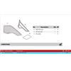 Honda adesivi protettivi serbatoio lat.per honda africa twin 1000/1100 cod.08R75MKSE20