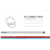 Honda adesivo fiancatina sottosella per honda cl 500 2025 cod.08F72K3SJB0ZD