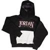 Nike Jordan Felpa da Ragazza con Cappuccio Fundamentals Blocked Nera