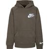 Nike 3Brand Felpa da Ragazzi con Cappuccio Small Mashup Verde