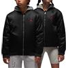 Nike Jordan Giacca Bomber da Ragazzi con Cappuccio Big Logo Nera