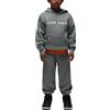 Nike Jordan Tuta da Bambini con Cappuccio Mj Baseline Grigia