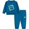 Nike Tuta da Neonato Girocollo Glow With Me Blu
