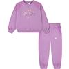 Nike - Tuta Bambina Girocollo E1D1, Viola