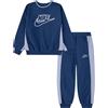Nike - Tuta Bambini Girocollo Color Blocked, Blu