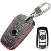XUKEY Custodia per Chiave Auto BMW Serie 1 2 3 4 5 6 7 F20 F21, 4 Pulsanti
