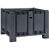 Cargopallet 700 PLUS grigio industriale con piedi, 1200x1000xh830