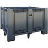 Cargopallet 700 PLUS grigio industriale con 4 ruote, 1200x1000xh870