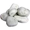 Ciottoli, sassi per giardino, Bianco Carrara 20-40 mm (1000 kg)
