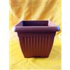 Vaso quadrato color terracotta 35x35x29 cm, (Art. 630, Quadro similcotto) ditta Arca