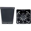 Vaso quadrato colore nero 12x12x14 cm (n.1 pezzo), ditta Arca