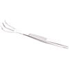 Pettine per radici con pinzetta dritta in acciaio inox per bonsai, 220 mm (SSRP-01/P)
