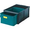 Cassettiera Rho K5 nera con cassetto verde, 320x480xh190
