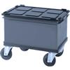Contenitore in plastica Delta 60 grigio industriale, 610x425xh300