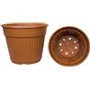 Vaso rotondo color terracotta 13x10 cm, (Art. 131, Vaso culticotto) ditta Arca