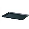 Sottovaso Giapponese in plastica a bordo diritto per bonsai 19x13x1,2 cm interni - D6