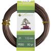 Filo di alluminio ramato (alluminio-ramato) Geotools 1,0 mm per bonsai, 80 gr