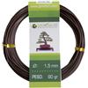 Filo di alluminio ramato (alluminio-ramato) Geotools 1,5 mm per bonsai, 80 gr