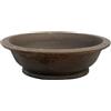 ZZZ Vaso per bonsai rotondo in gres 32x32x10,5 cm - GL50b