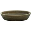 Vaso per bonsai ovale in gres 34x28x7 cm - GL91b