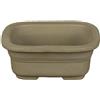 Vaso per bonsai Giapponese Morrisan rettangolare in gres 11x8,5x4,5 cm - B03-4-3