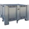 Cargopallet 700 PLUS grigio ATX con 4 ruote, 1200x1000xh870