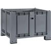 Cargopallet 700 PLUS grigio ATX con piedi, 1200x1000xh830